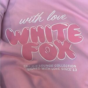 White Fox Boutique Pink Crew Neck Sweater